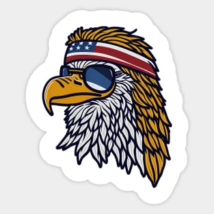 4th of July Eagle American Flag Independence USA Patriotic Sticker